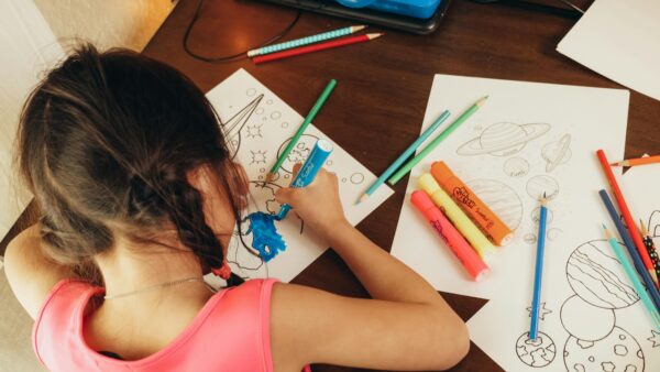 girl painting