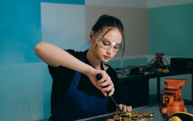 engineer working