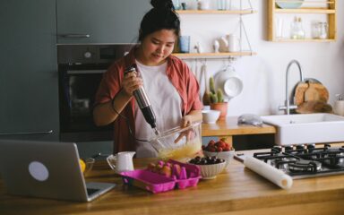 girl cooking